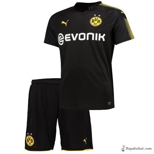 Camiseta Borussia Dortmund Replica Segunda Ropa Niños 2017/18